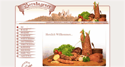 Desktop Screenshot of hansteinwurst.de